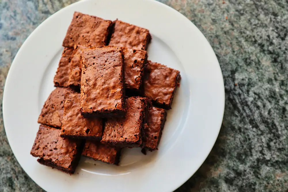 Flourless Vegan Protein Brownies Easy Vegan Dessert