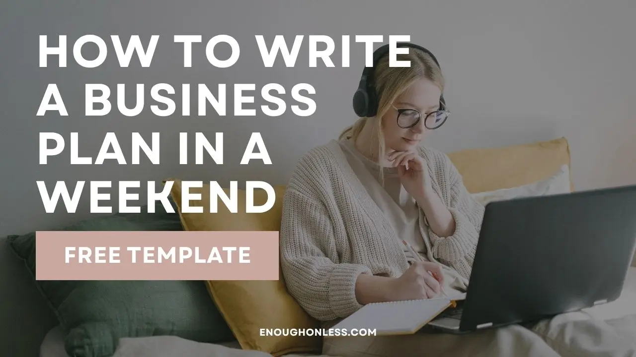 best way to write a business plan